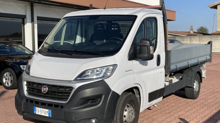 Fiat Ducato 2.3 MJT 130CV Ribaltabile + Gancio Traino Euro 6b